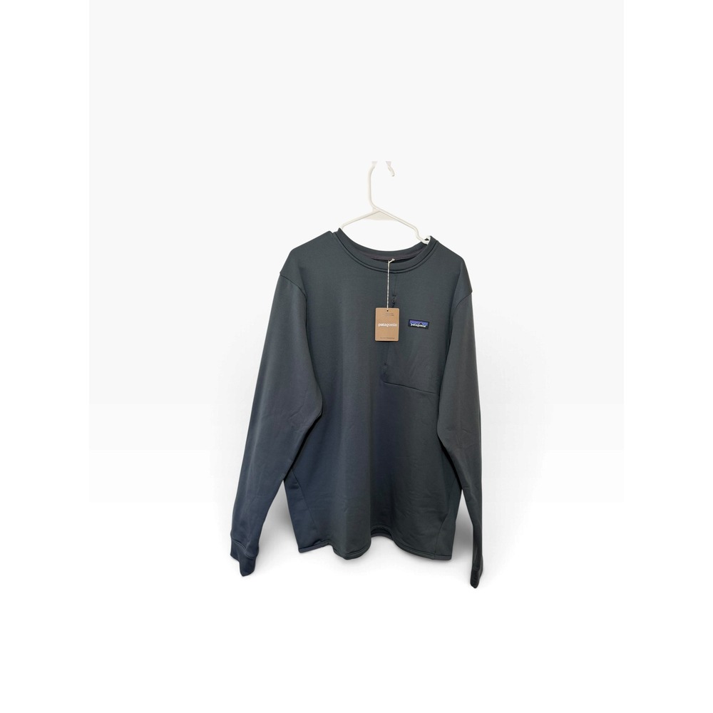 Patagonia Mens R1 Thermal Crew Smolder Blue Fleece Pullover 40590 XL NWT